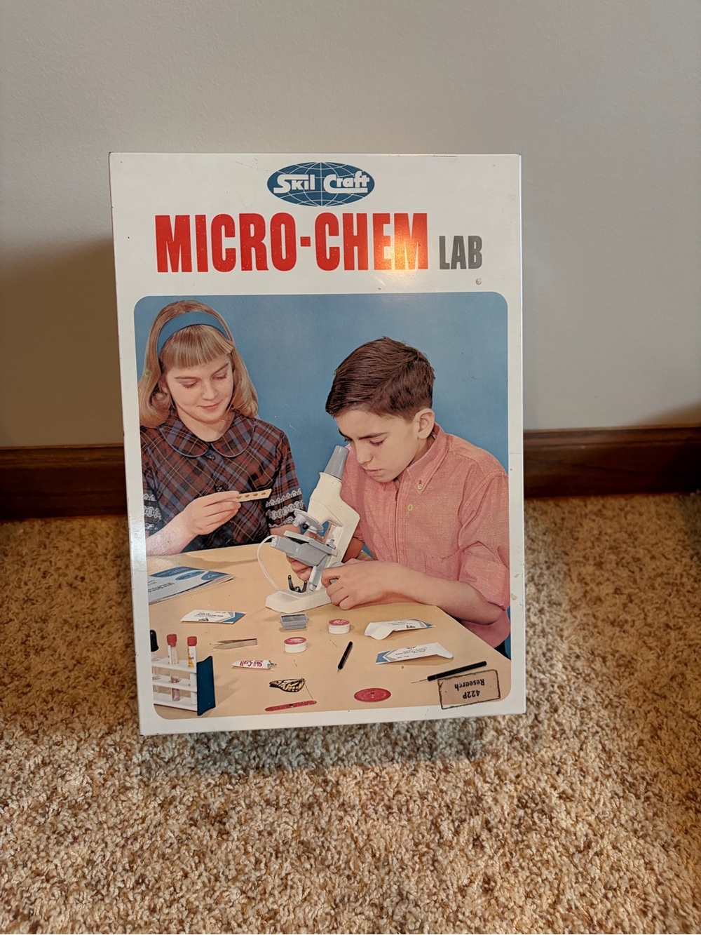 Vintage Skil Craft Microscope Lab